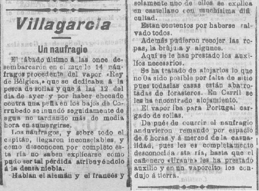 «Noticiero de Vigo» del martes 4 de septiembre de 1906.